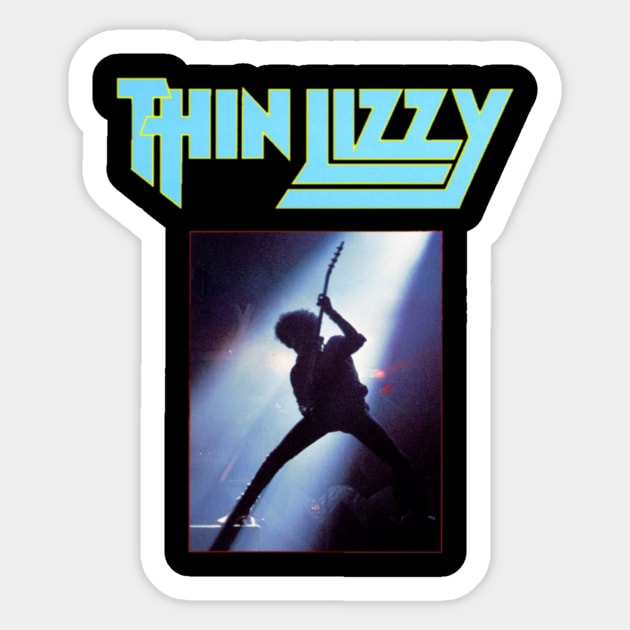 thin lizzy Sticker by Gambir blorox